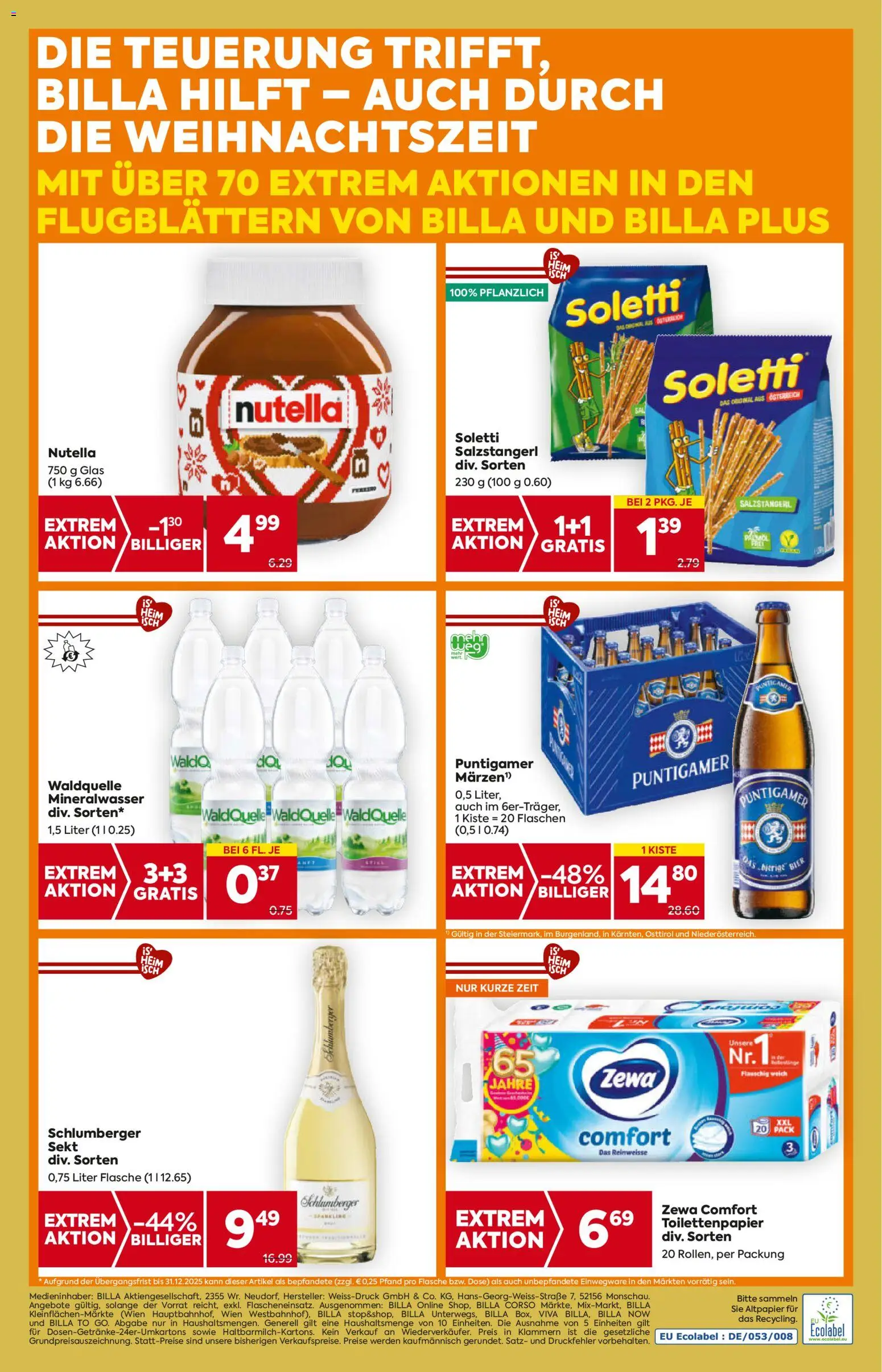 Billa Flugblatt - Burgenland gültig ab 27.11.2025 | Seite: 20 | Produkte: Bier