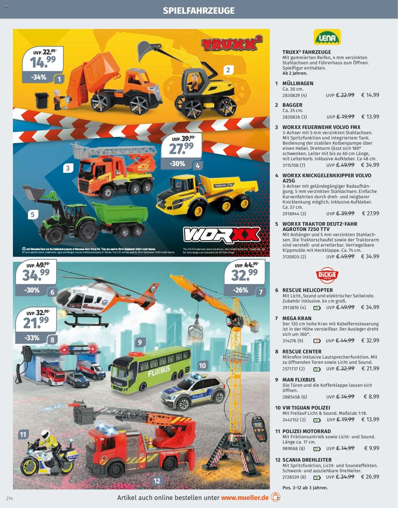 Müller Spielwarenkatalog – gültig ab 27.10.2025 | Seite: 214 | Produkte: Mikrofon
