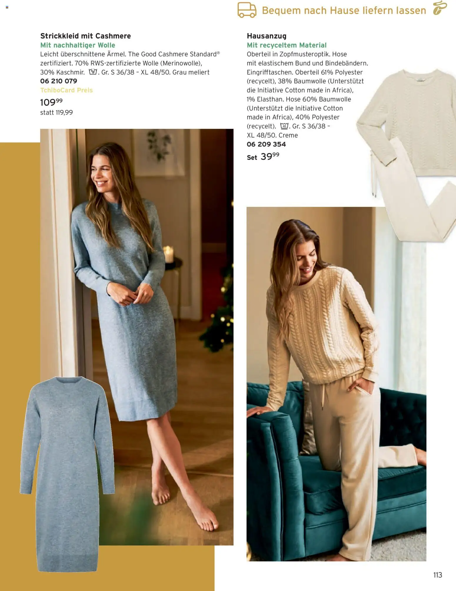 Tchibo Katalog Advent 2025 – gültig ab 14.11.2025 | Seite: 113 | Produkte: Creme, Hose