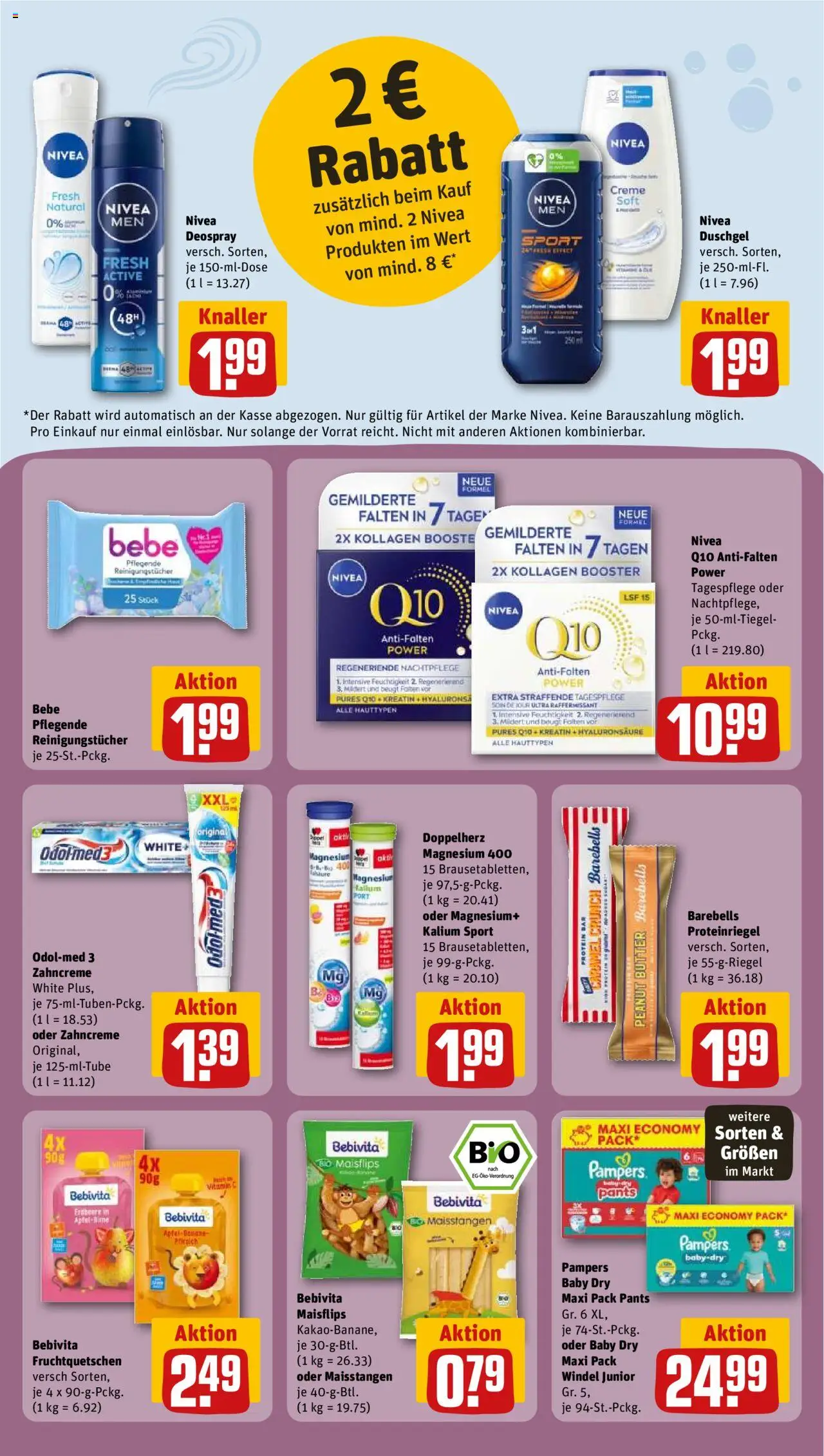 Rewe ihr Kaufpark Prospekt 	 – gültig ab 29.09.2025 | Seite: 28 | Produkte: Pampers, Creme, Reinigungstücher, Deospray