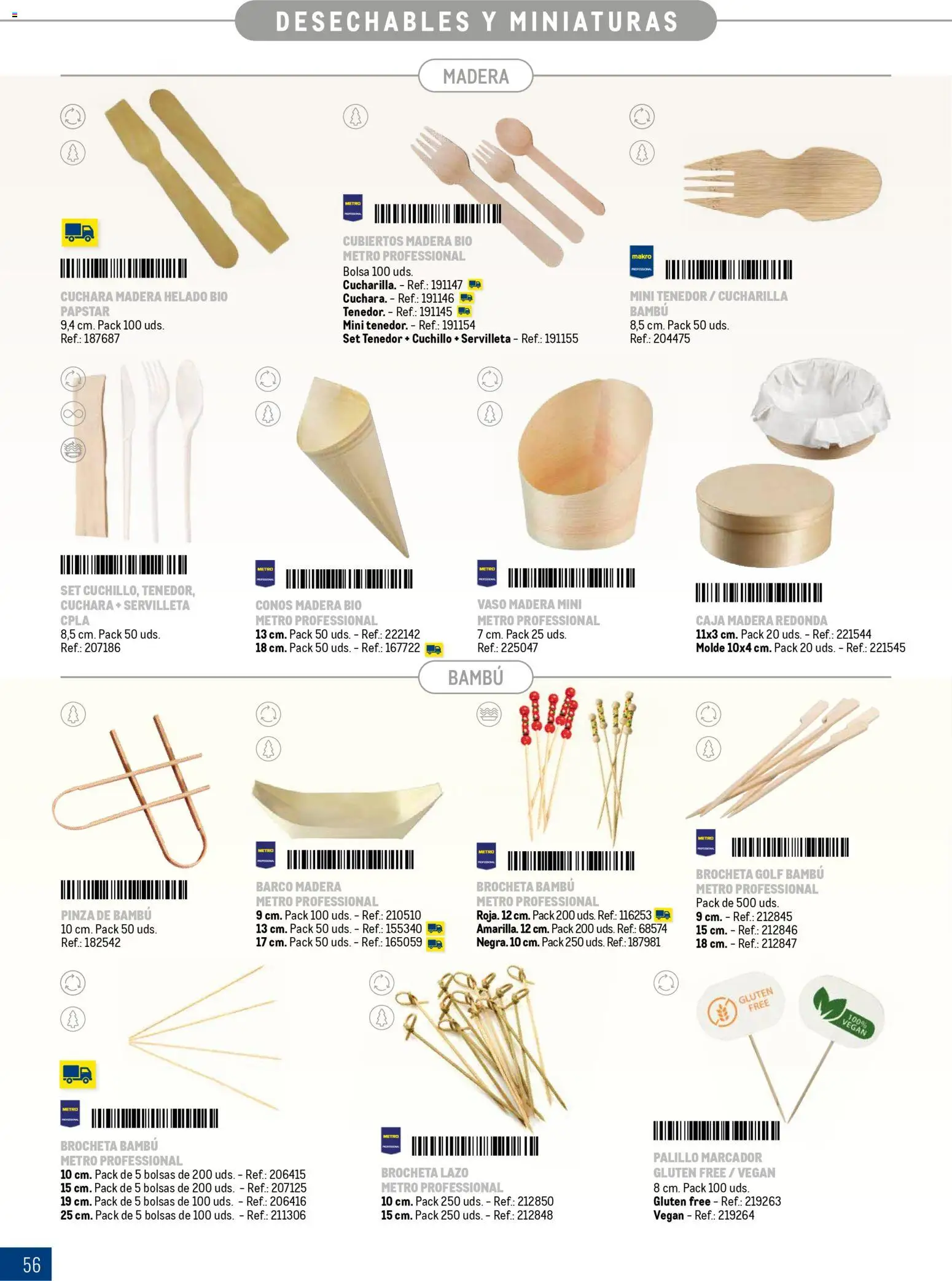 Makro Especial Catering │ válido desde el 16.03.2026 | Página: 56 | Productos: Helado, Bolsa, Caja