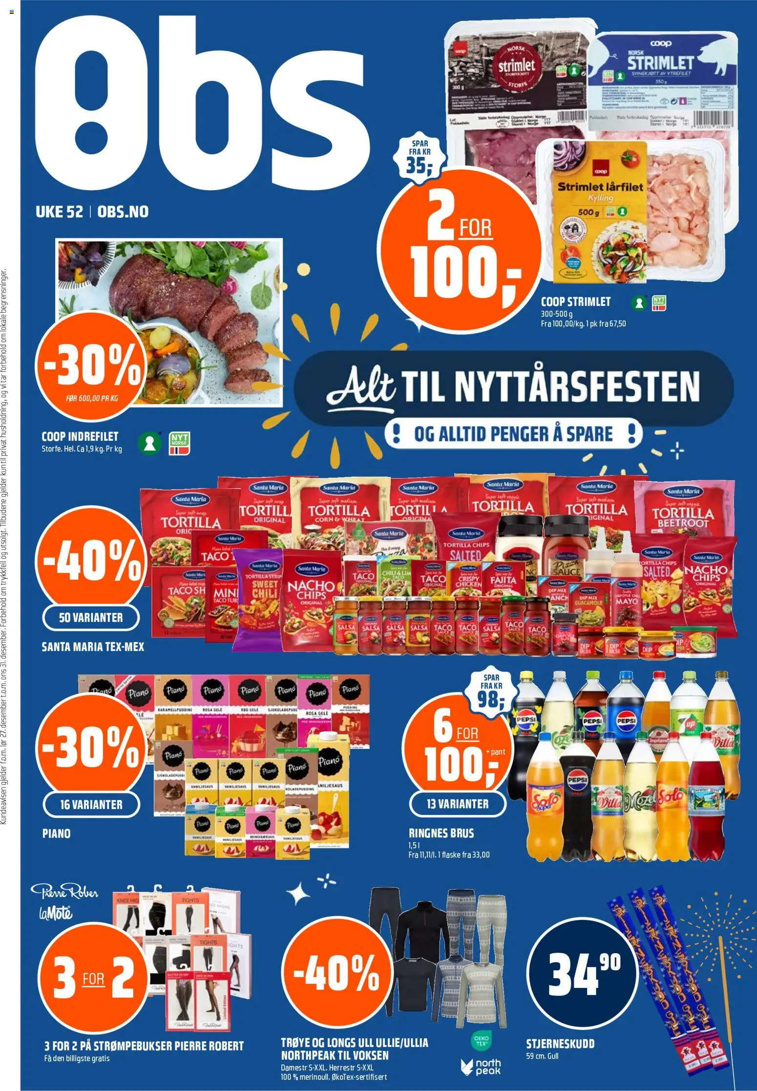 {H1} | Side: 1 | Produkter: Kylling, Kirsebær, Tights, Taco