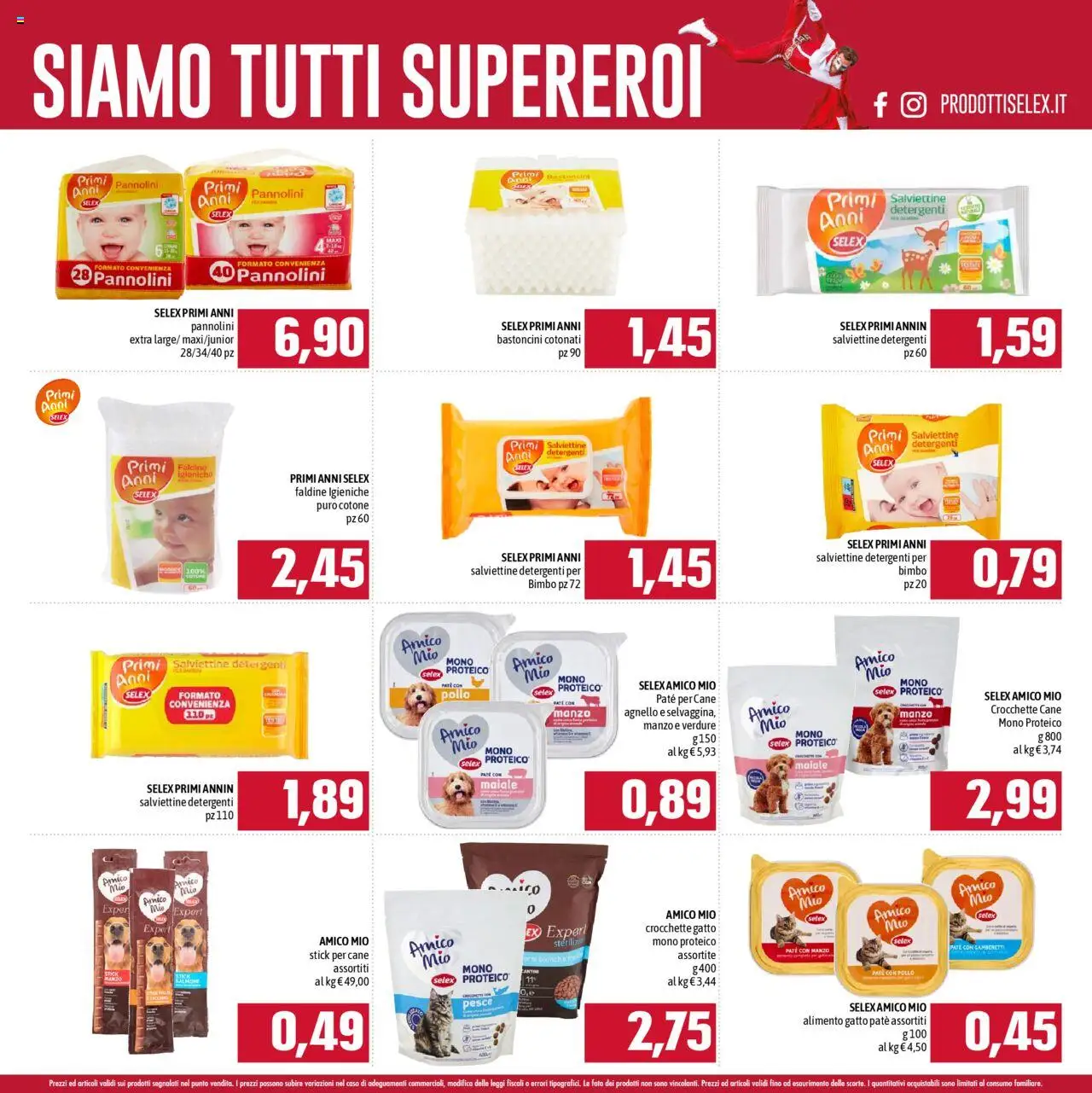 Volantino Emisfero del 01.06.2025 | Pagina: 25 | Prodotti: Salmone, Verdure, Crocchette, Crocchette gatto