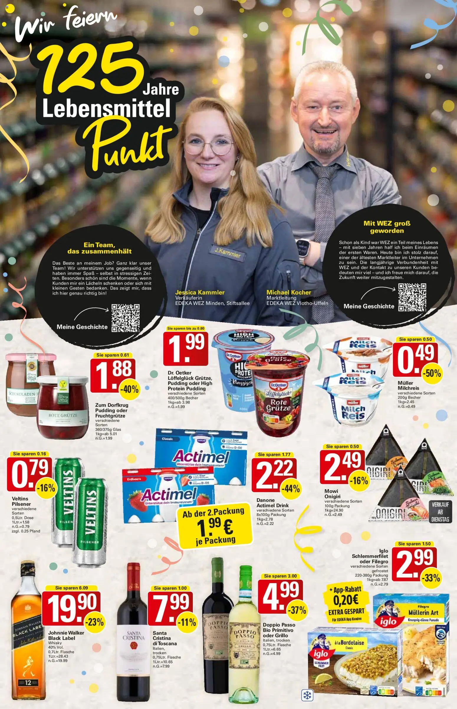 WEZ Prospekt – gültig ab 27.10.2025 | Seite: 3 | Produkte: Milch, Pudding, Reis, Veltins