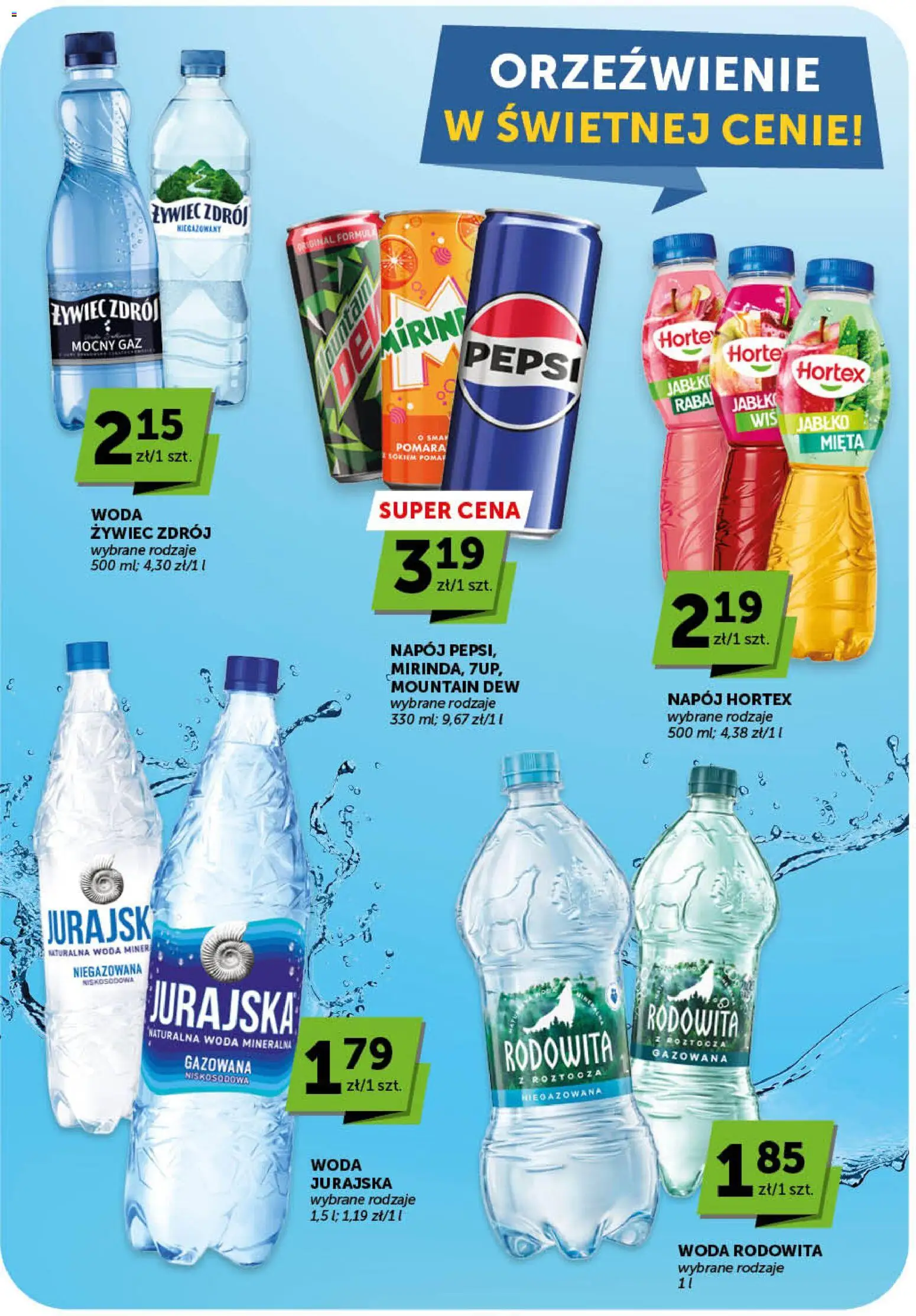 ABC gazetka - Market od 23.04.2026 | Strona: 24 | Produkty: Pepsi, Mięta, Woda