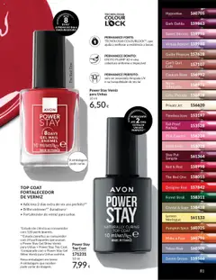 Power Stay Verniz para Unhas, Power Stay nail polish for up to 8 days. │ válido de 01.09.2025 | Página: 81 | Produtos: Top, Café, Verniz