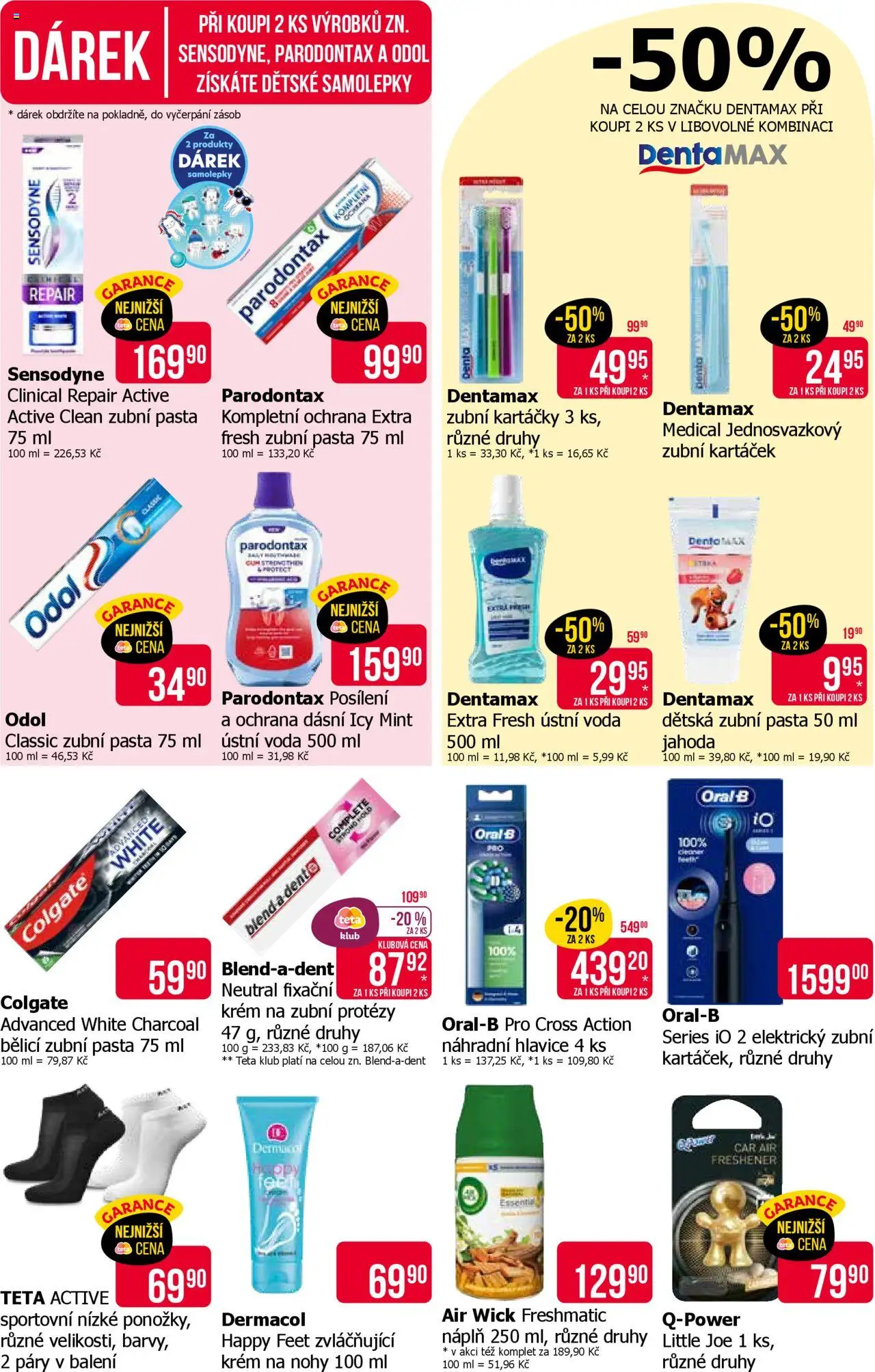TETA Drogerie leták od 14.08.2025 | Strana: 10 | Produkty: Zubní pasta, Osvěžovač vzduchu, Air Wick, Parodontax zubní pasta