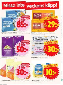 ICA Supermarket - erbjudanden - Förhandsvisning av reklamblad från butik ICA Supermarket aktuell från 05.01.2026 | Sida: 10 | Produkter: Bacon, Apelsiner, Kalkon, Pasta