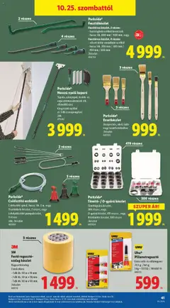 Lidl Akciós újság - amely érvényes a következő dátumtól: 22.10.2025 | Oldal: 41