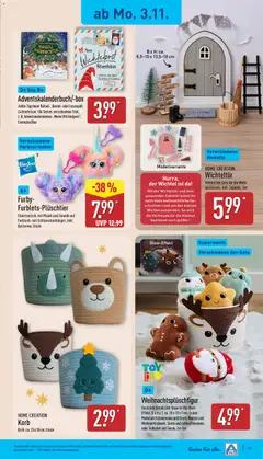 Aldi Prospekt 	 ab 03.11.2025 gültig | Seite: 19 | Produkte: Korb, Home creation