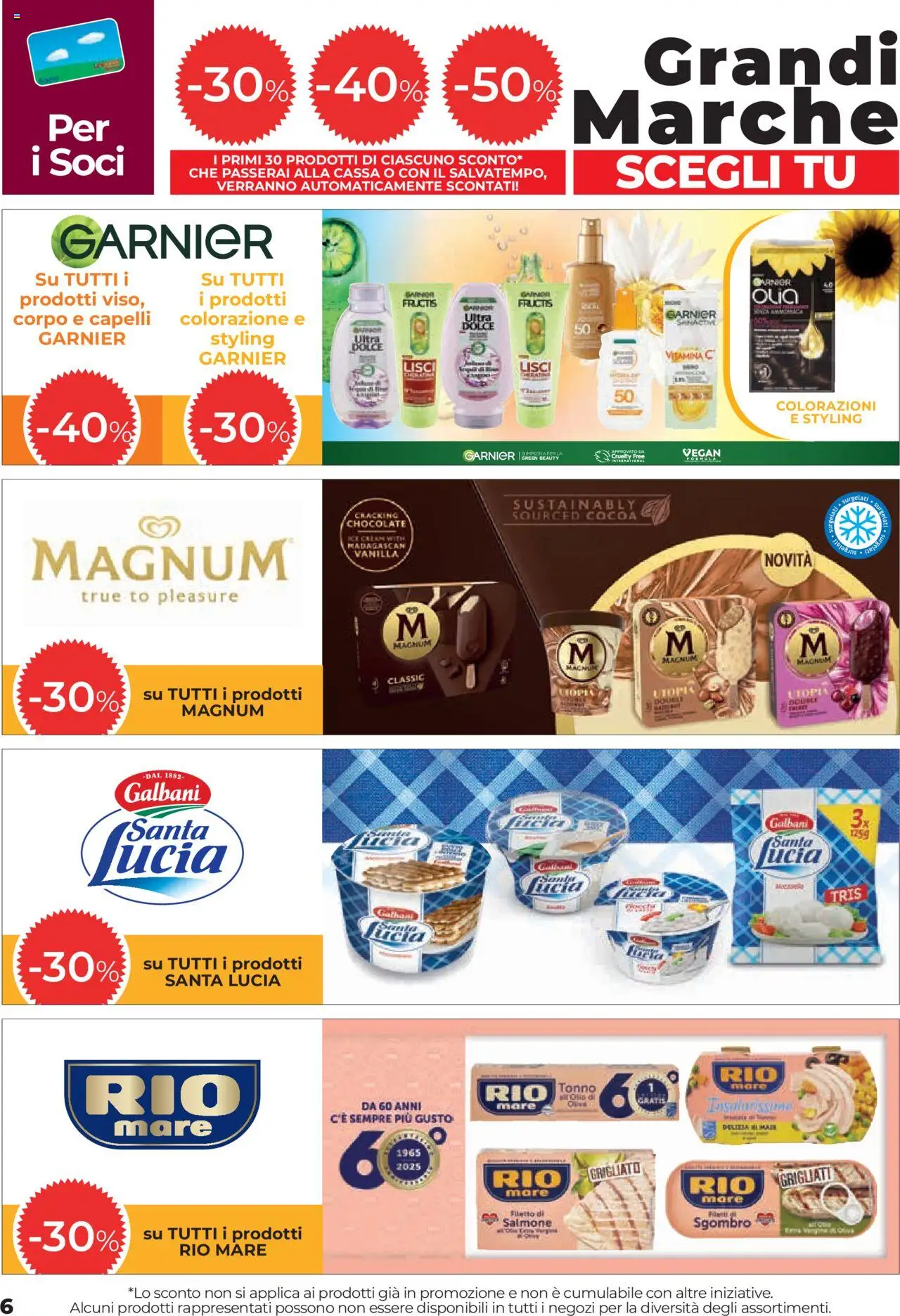 Volantino COOP del 19.06.2025 | Pagina: 6 | Prodotti: Olio, Olive, Tonno, Sgombro