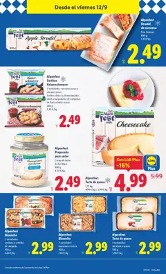 Alpenfest Strudel de manzana, Para hornear. 600 g │ válido desde el 08.09.2025 | Página: 31