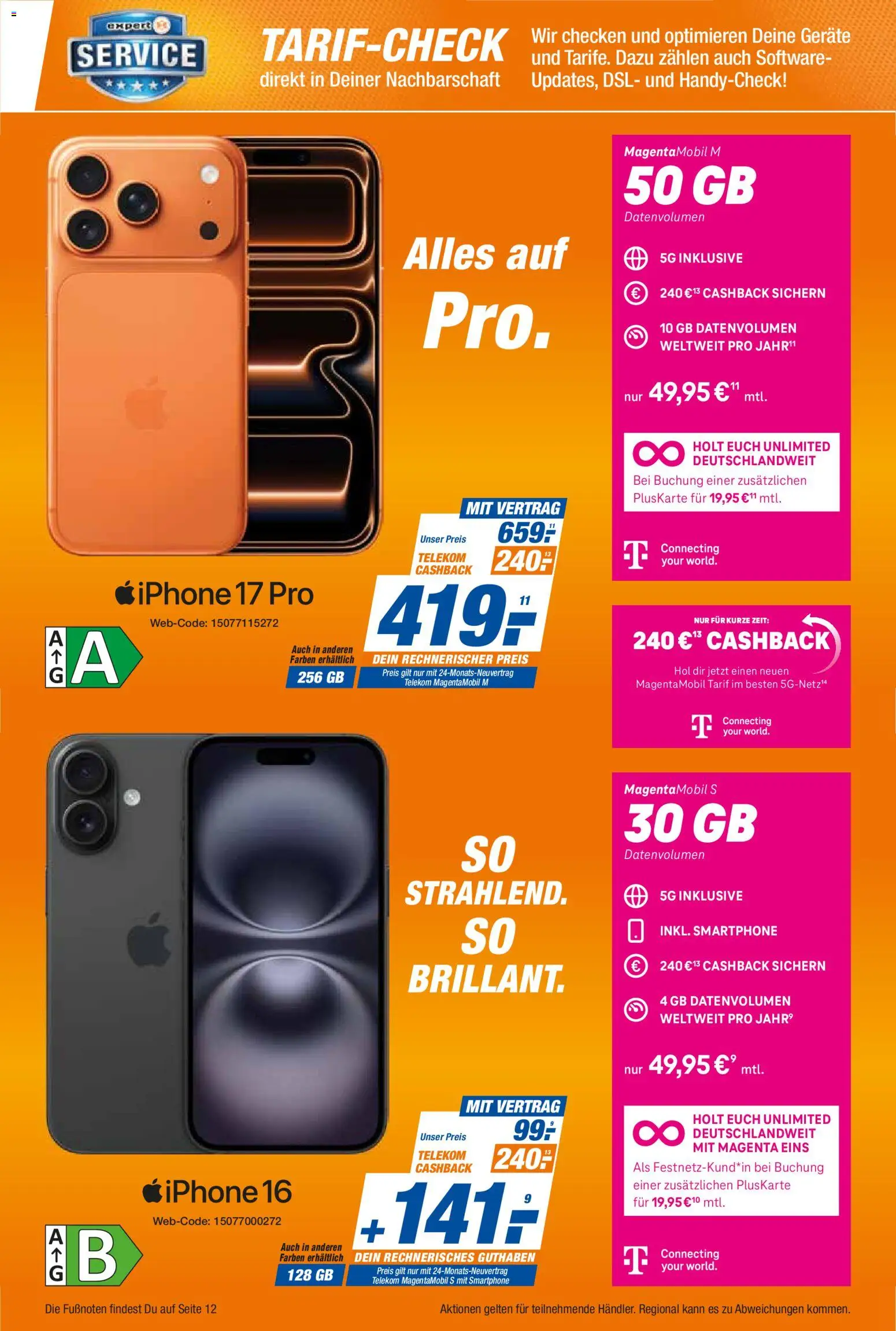 Expert  Smarthphone Highlights im Februar – gültig ab 01.02.2026 | Seite: 3 | Produkte: Iphone, Smartphone