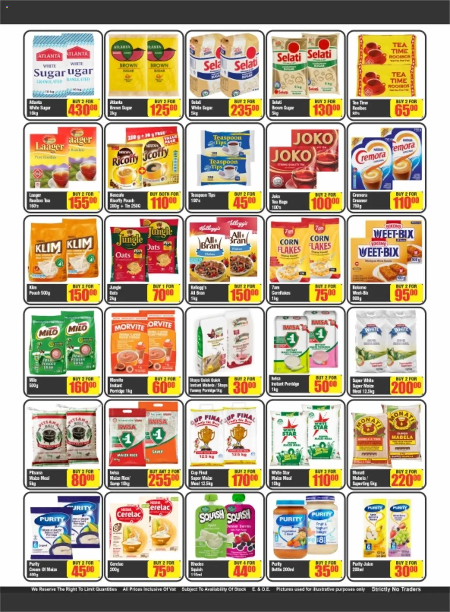 New Big Save catalogue – valid from 09.03.2026 | Page: 4 | Products: Rice, Flakes, Stock, Sugar