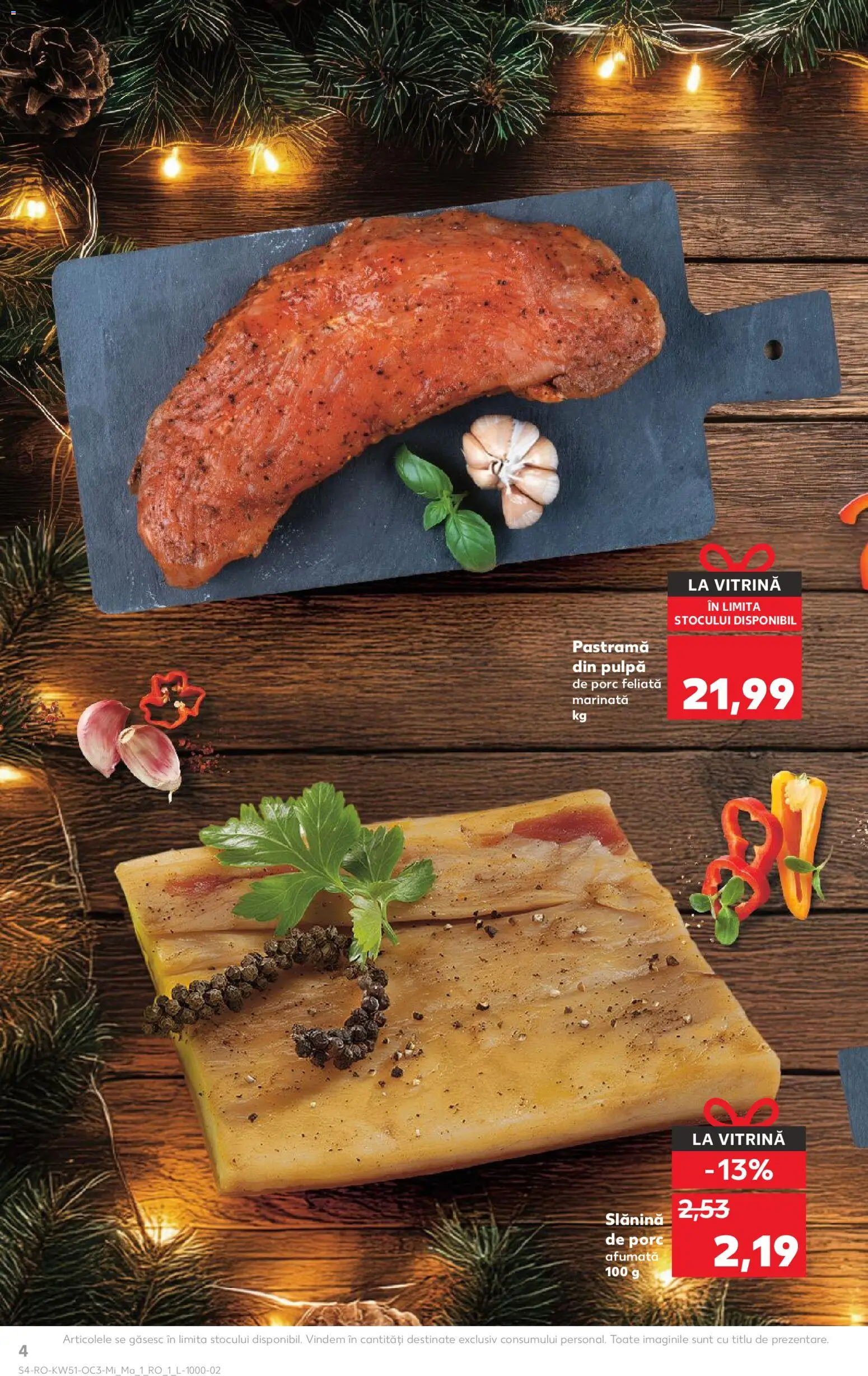 Noul catalog Kaufland – valabil de la 17.12.2025 | Pagină: 4 | Produse: Vitrină