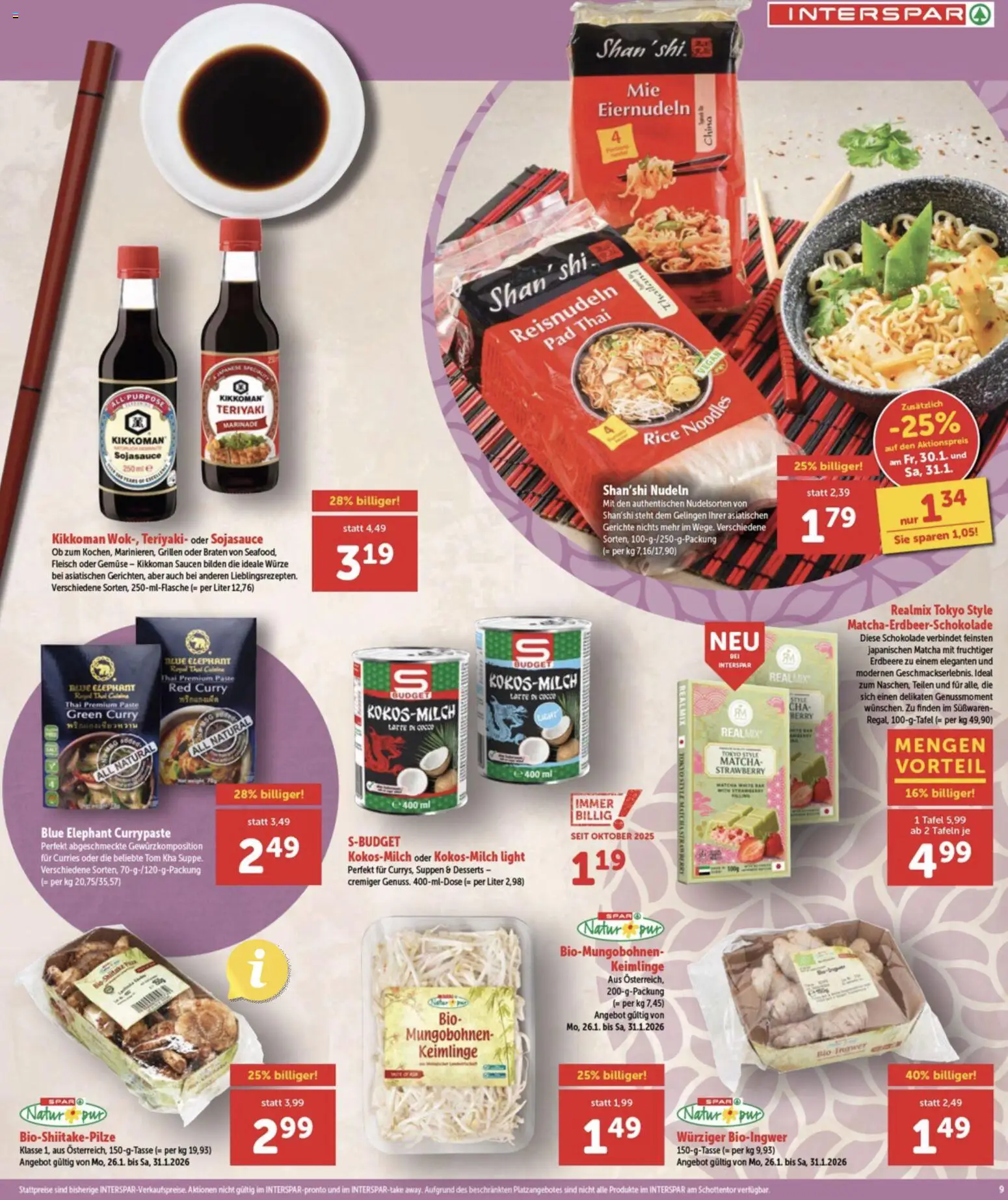 Interspar Flugblatt - Burgenland gültig ab 29.01.2026 | Seite: 10 | Produkte: Gemüse, Schokolade, Nudeln