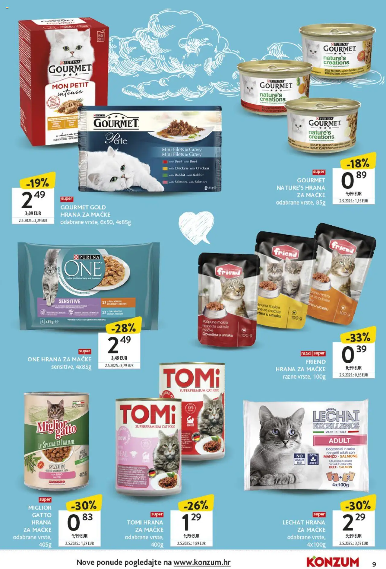 Konzum HR akciós ujság - amely érvényes a következő dátumtól: 06.10.2025 | Oldal: 9