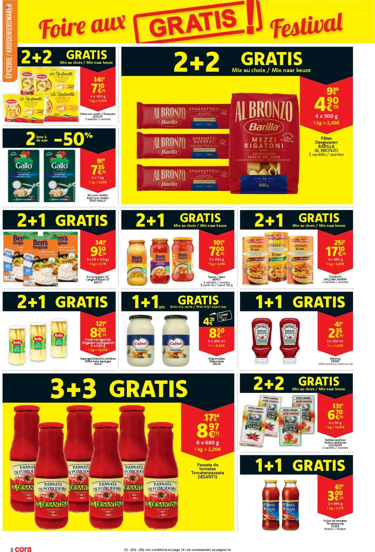  | Pagina: 8 | Producten: Saus, Groenten, Graham liszt, Asperges