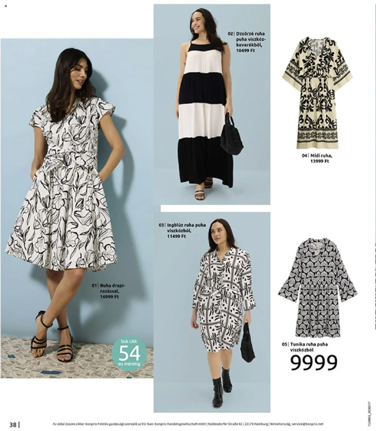 Bonprix akciós ujság - amely érvényes a következő dátumtól: 30.03.2026 | Oldal: 40 | Termékek: Ingblúz, Tunika, Ruha