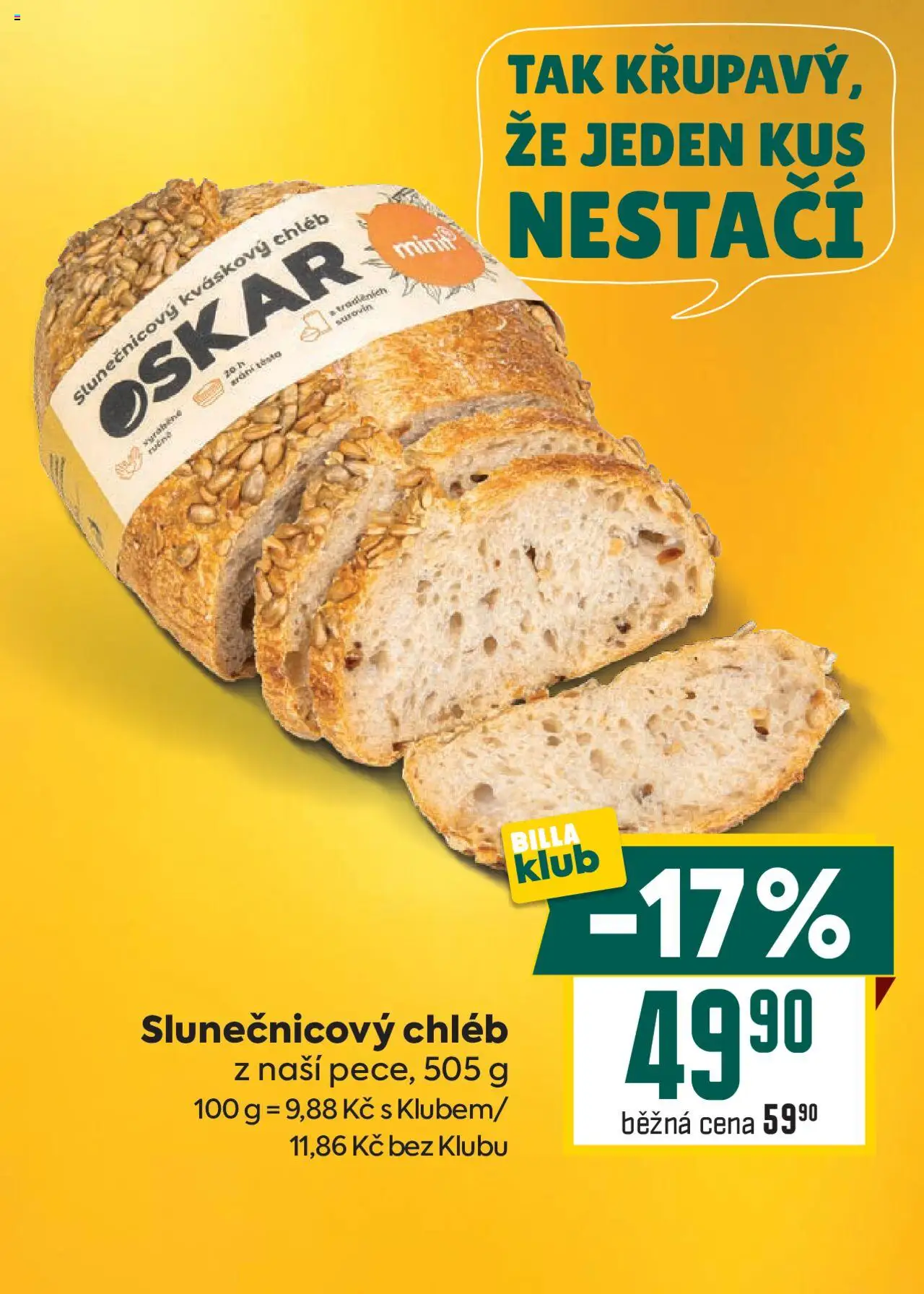 Billa Velký leták od 08.10.2025 | Strana: 14 | Produkty: Chléb, Kváskový chléb, Slunečnicový chléb