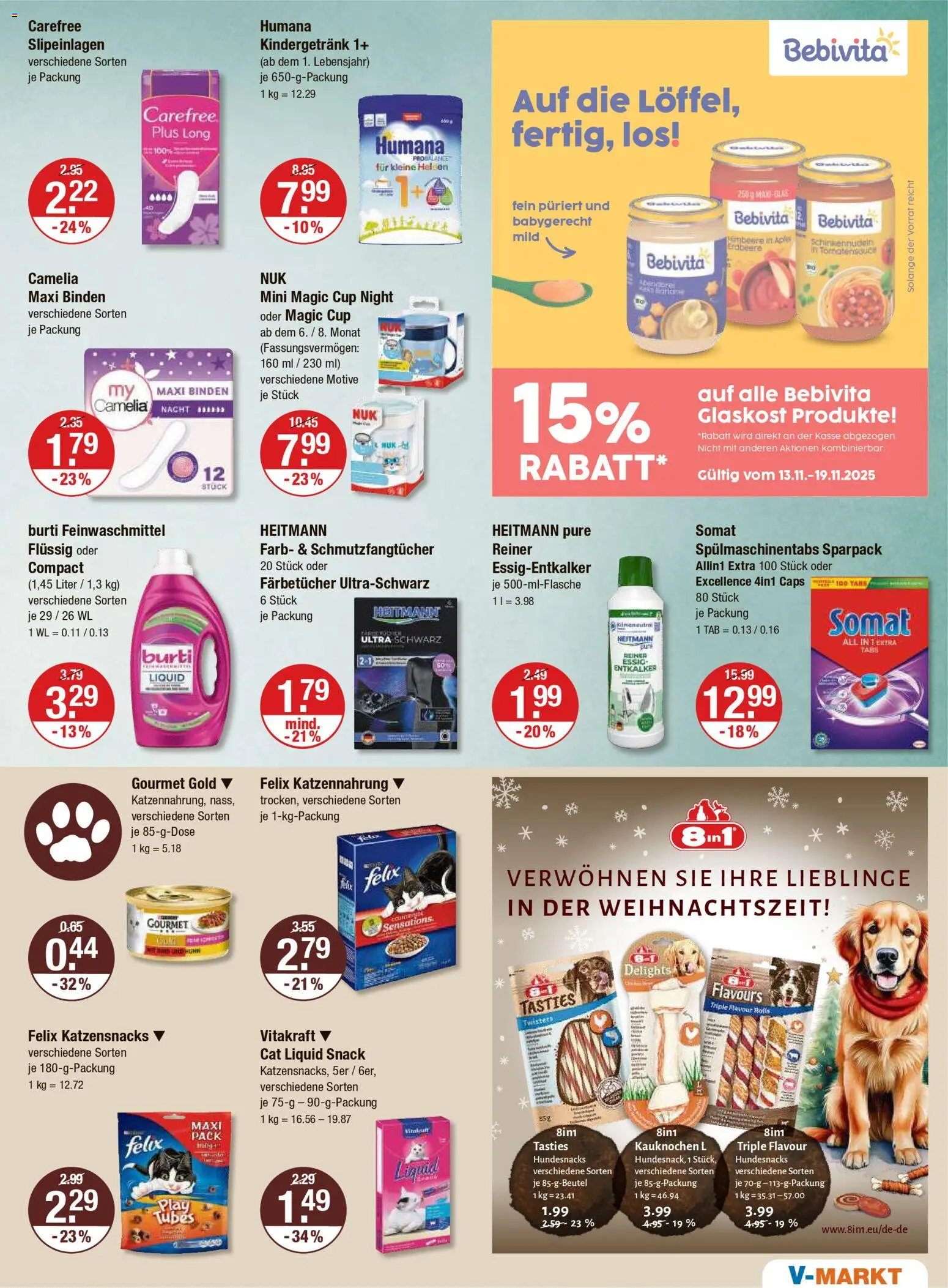 V-Markt - M&#252;nchen – gültig ab 13.11.2025 | Seite: 15 | Produkte: Spülmaschinentabs