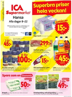 ICA Supermarket - Malmö - Förhandsvisning av reklamblad från butik ICA Supermarket aktuell från 27.10.2025