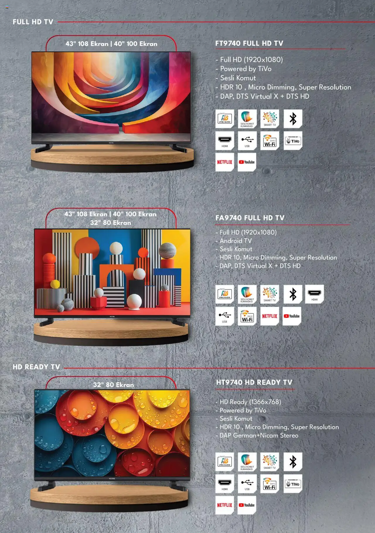 Vestel Tüketici Elektroniği Katalog - 23.09.2025 tarihinden itibaren geçerlidir | Sayfa: 9 | Ürünler: TV, Uydu