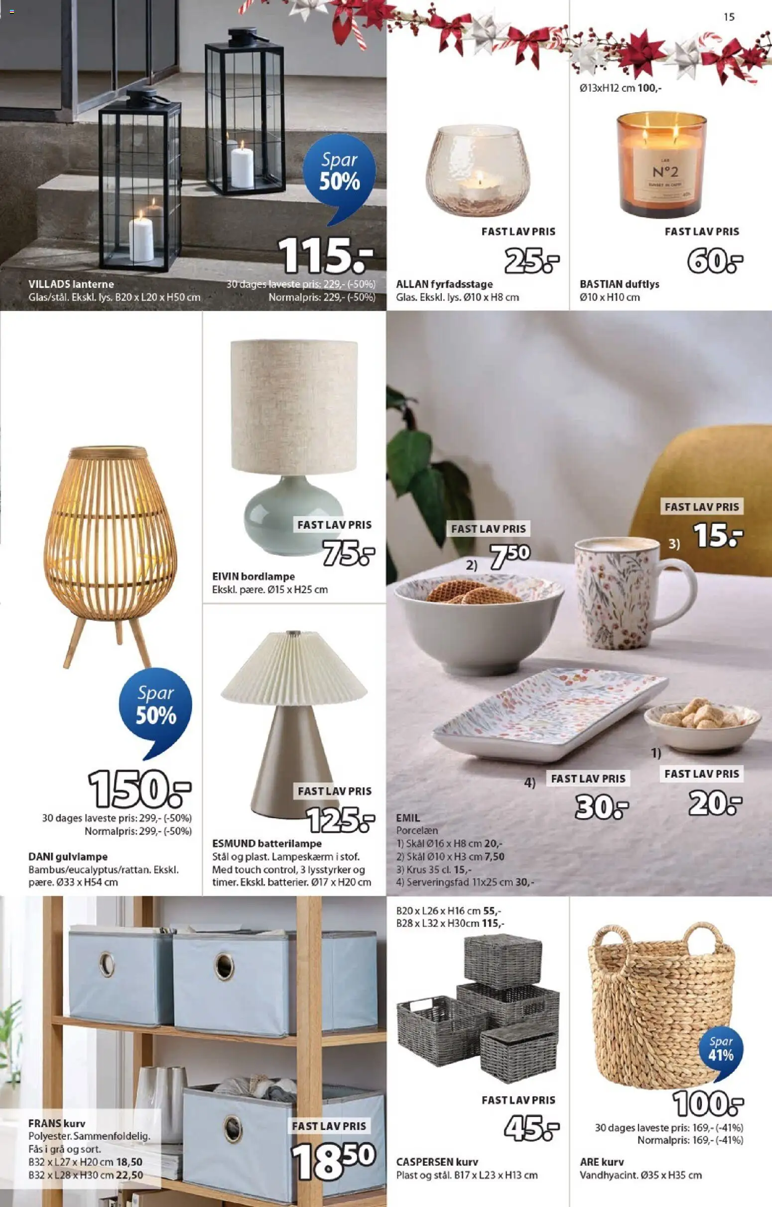 JYSK tilbudsavis – gyldig fra 31.10.2025 | Side: 15 | Produkter: Kurv