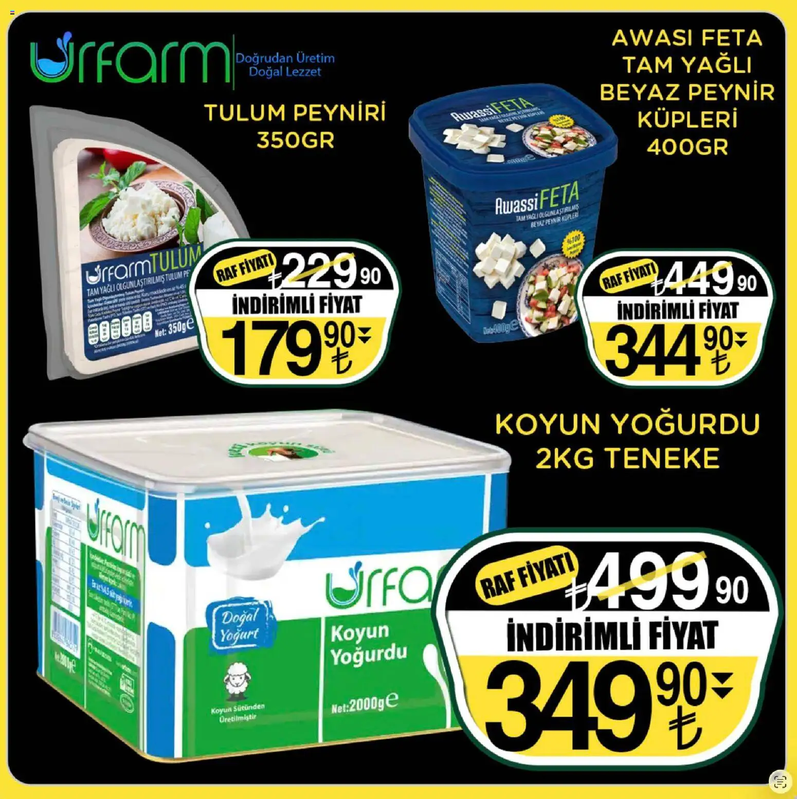 Sarıyer Katalog - 13.03.2026 tarihinden itibaren geçerlidir | Sayfa: 16 | Ürünler: Raf, Peynir, Yoğurt, Tulum