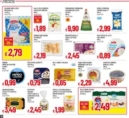 Volantino Galassia del 31.07.2025 | Pagina: 10 | Prodotti: Gamberi, Fiocchi di latte, Cocco, Emmental