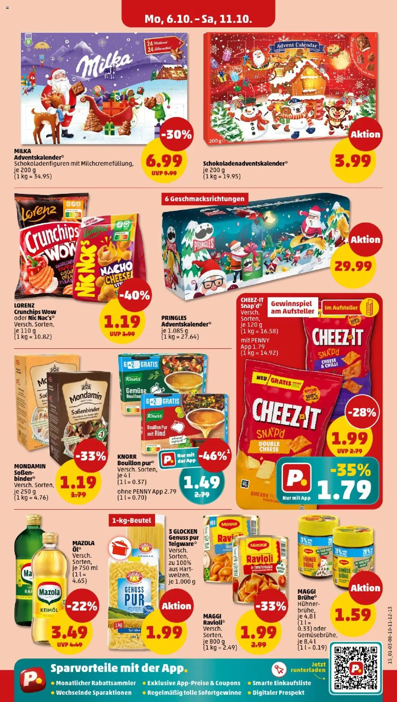 Penny - Thüringen – gültig ab 06.10.2025 | Seite: 17 | Produkte: Maggi, Knorr, Milka, Gemüse