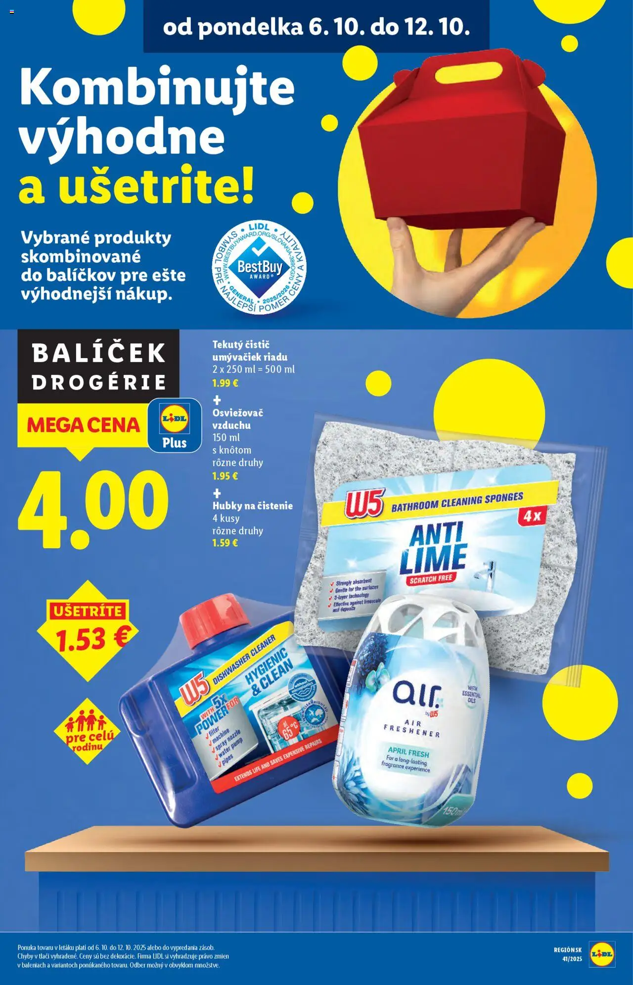 Nové Lidl akcie – leták je platný od 09.10.2025 | Strana: 78 | Produkty: Osviežovač vzduchu