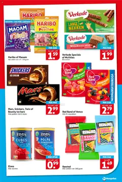  | Pagina: 11 | Producten: Waffelini, Chips, Zak, Twix