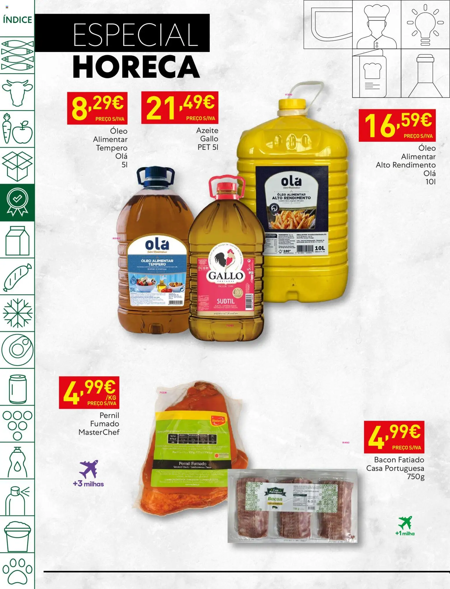 Recheio folheto │ válido de 18.11.2025 | Página: 10 | Produtos: Azeite, Bacon, Pernil, Óleo