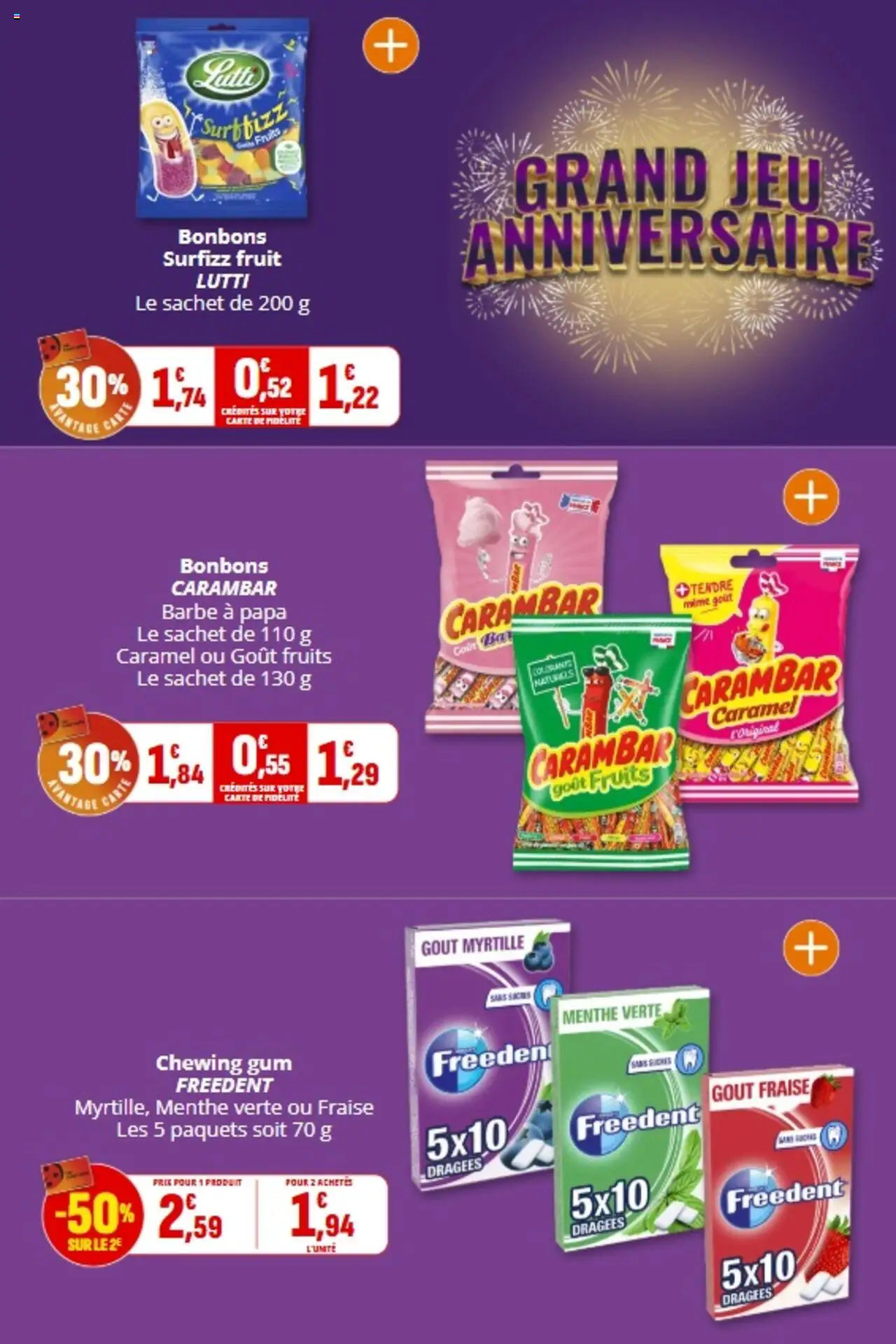  | Page: 27 | Produits: Fraise, Menthe, Dragées, Bonbons
