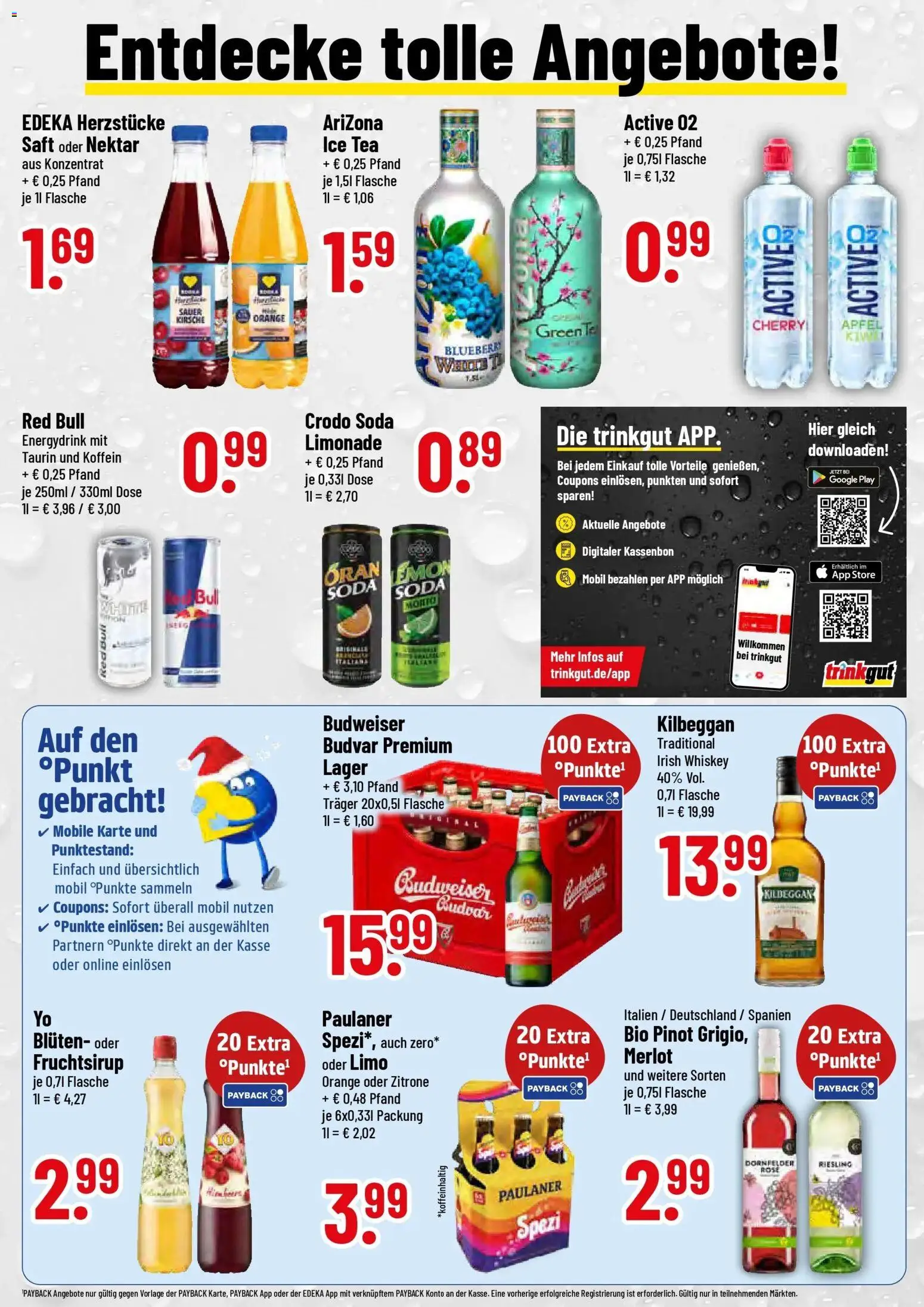 Trinkgut - trinkgut: Wochenangebote – gültig ab 07.12.2025 | Seite: 2 | Produkte: Merlot, Limonade, Budweiser, Saft