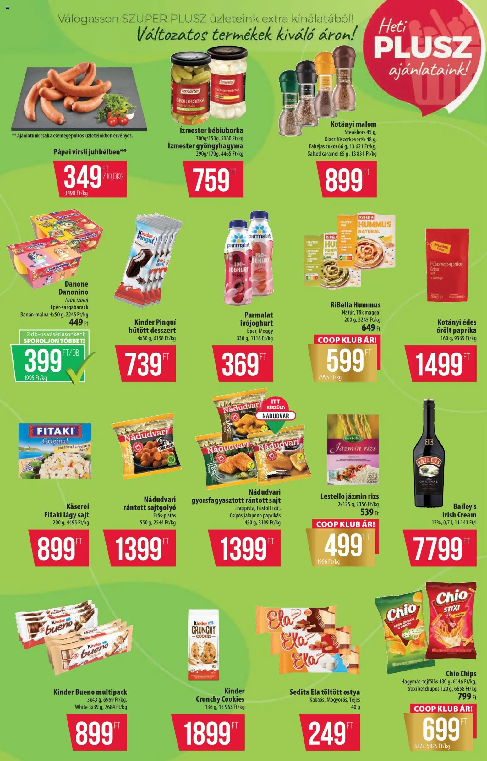 COOP akciós ujság - amely érvényes a következő dátumtól: 12.03.2026 | Oldal: 7 | Termékek: Chips, Tök, Meggy, Rizs