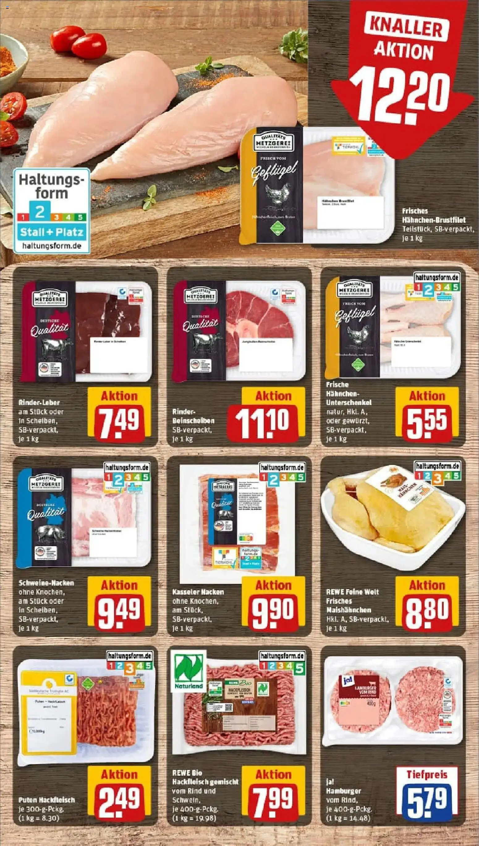 Rewe prospekt Lebach	 – gültig ab 11.01.2026 | Seite: 10 | Produkte: Hahnchen, Burger, Schweinenacken, Kasseler nacken