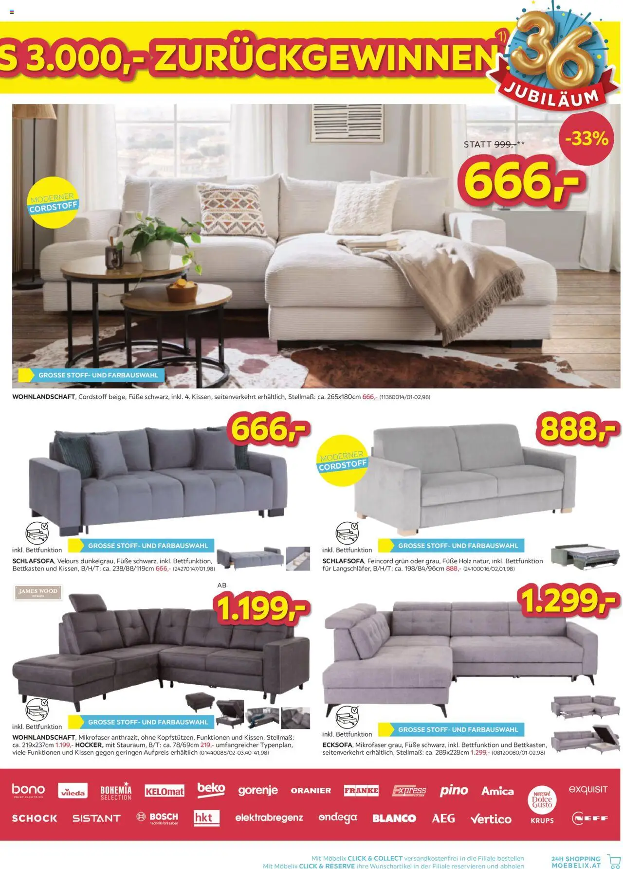 Möbelix Angebote gültig ab 21.10.2025 | Seite: 3 | Produkte: Kissen
