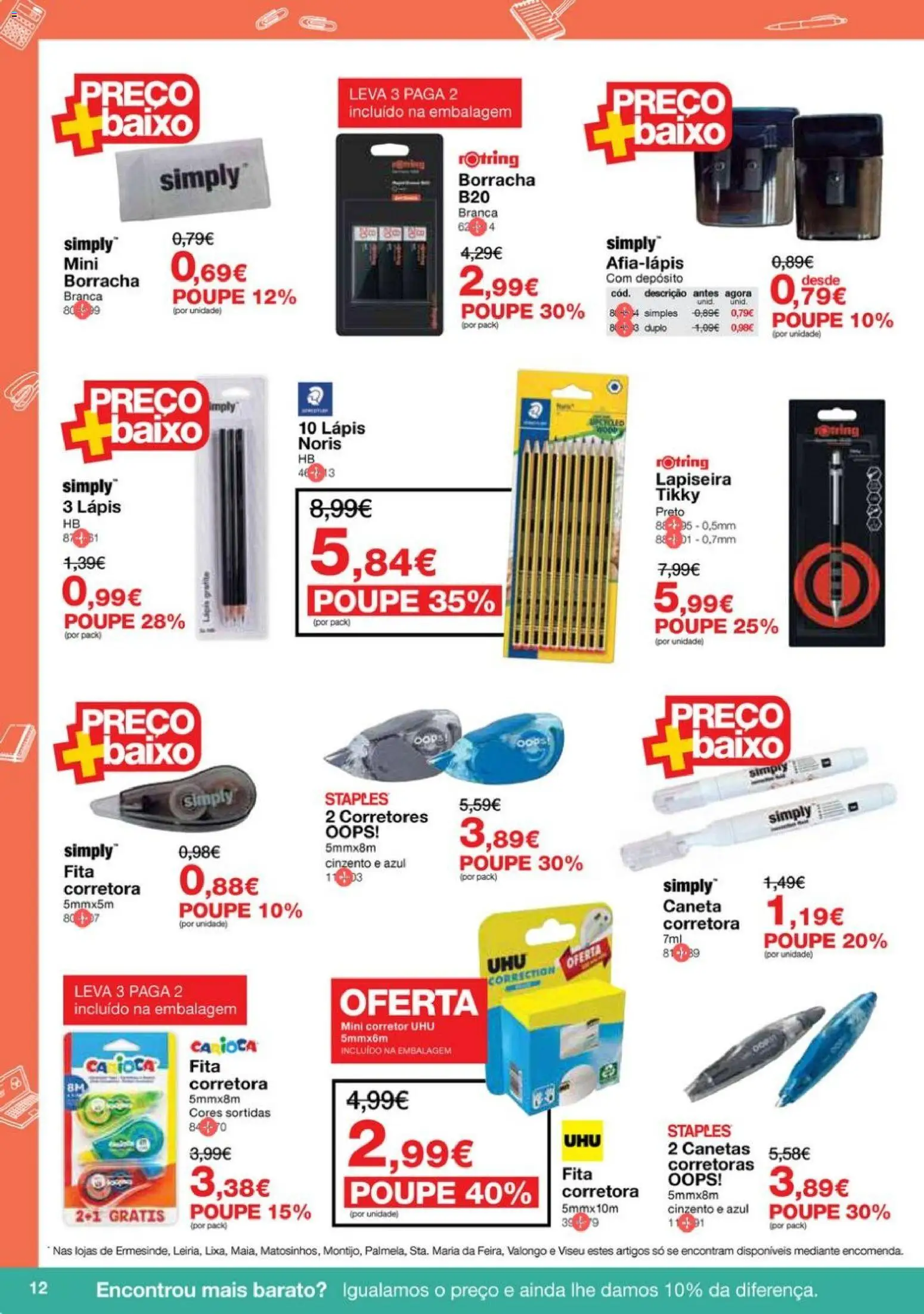 Staples - Folheto Regresso ao Escritório 2026 │ válido de 05.01.2026 | Página: 12 | Produtos: Corretor