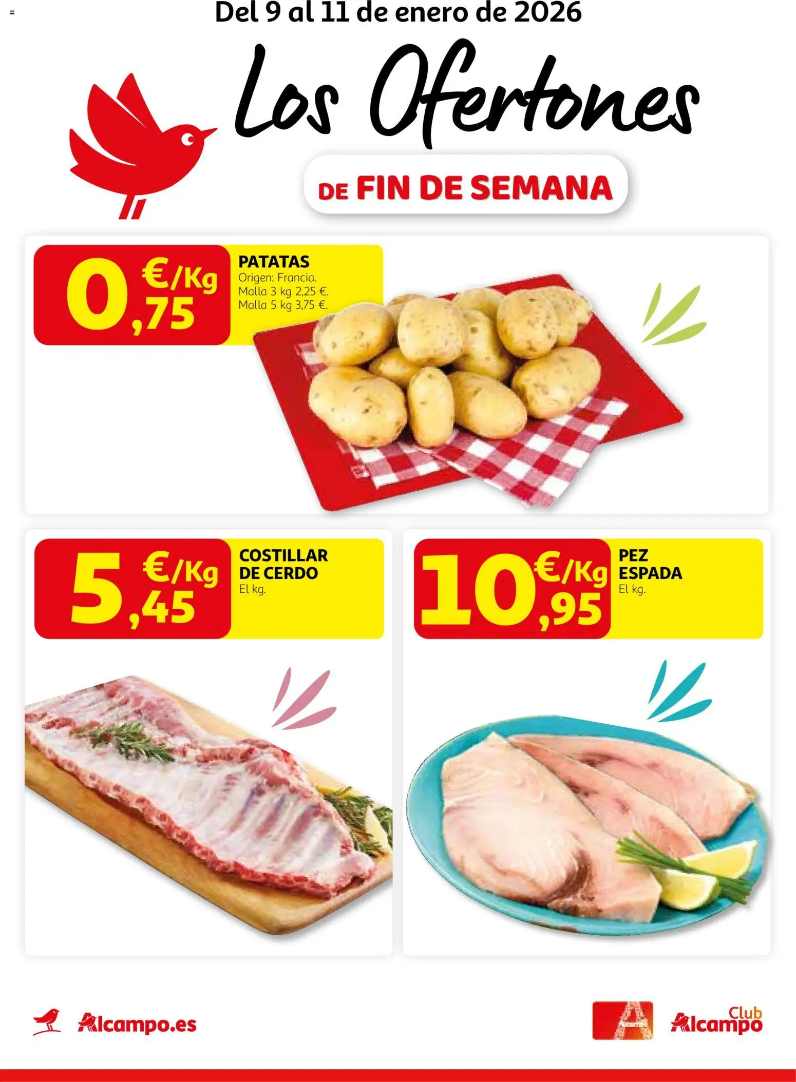 Alcampo - Pasamanos  │ válido desde el 09.01.2026 | Página: 1 | Productos: Cerdo