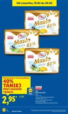 Pogląd oferty "Pilos Masło ekstra 83%, 200 g" - ważna od 19.02.2026 | Strona: 2