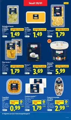 LIDL - Prévisualisation de Carpaccio de poulpe aux olives Leccino (3), 150 g avec Lidl Plus au lieu de 3,99 € valide à partir de 29.01.2026 | Page: 21