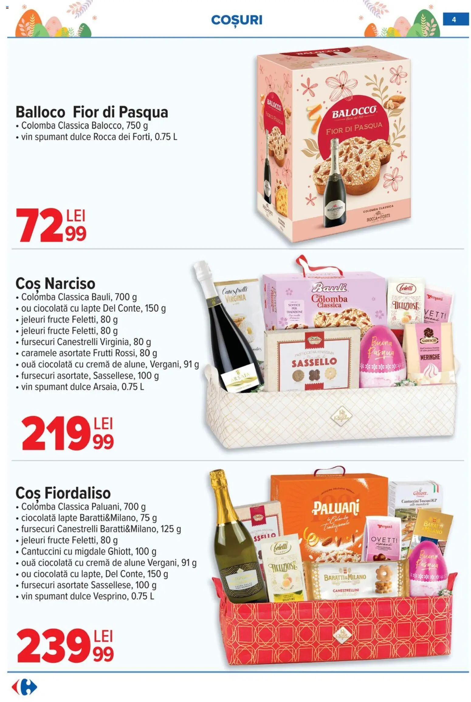 Noul catalog Carrefour – valabil de la 25.03.2026 | Pagină: 4 | Produse: Alune, Ouă, Vin, Caramele