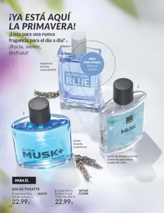 Vista previa Catálogo AVON campaña 4 válido desde el 01.04.2026 | Página: 24 | Productos: Fragancia, Eau de toilette, Χοιρινό παϊδάκι, Aceite