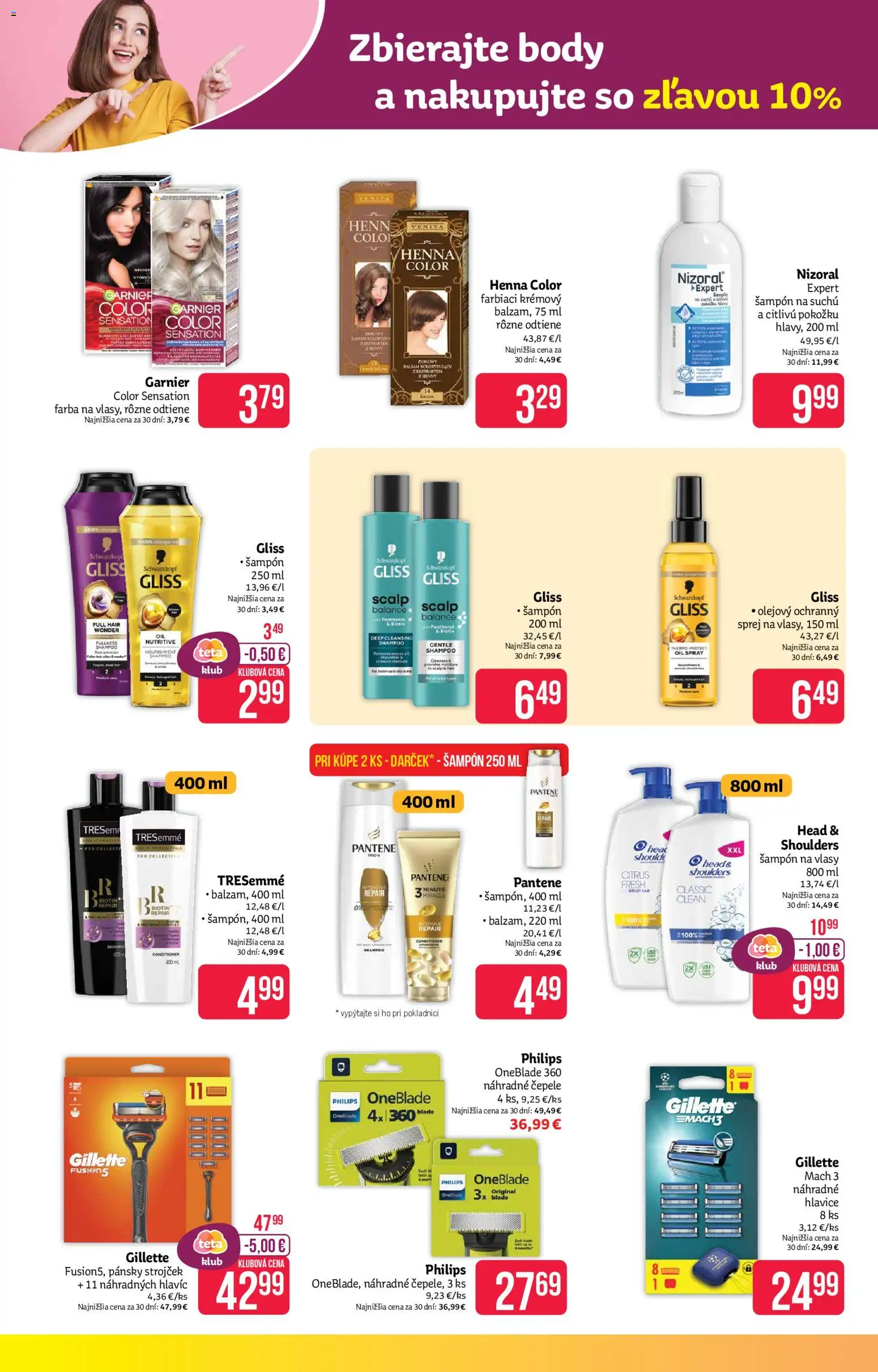 Nové Teta drogerie akcie – leták je platný od 16.03.2026 | Strana: 8 | Produkty: Strojček, Šampón, Head & Shoulders