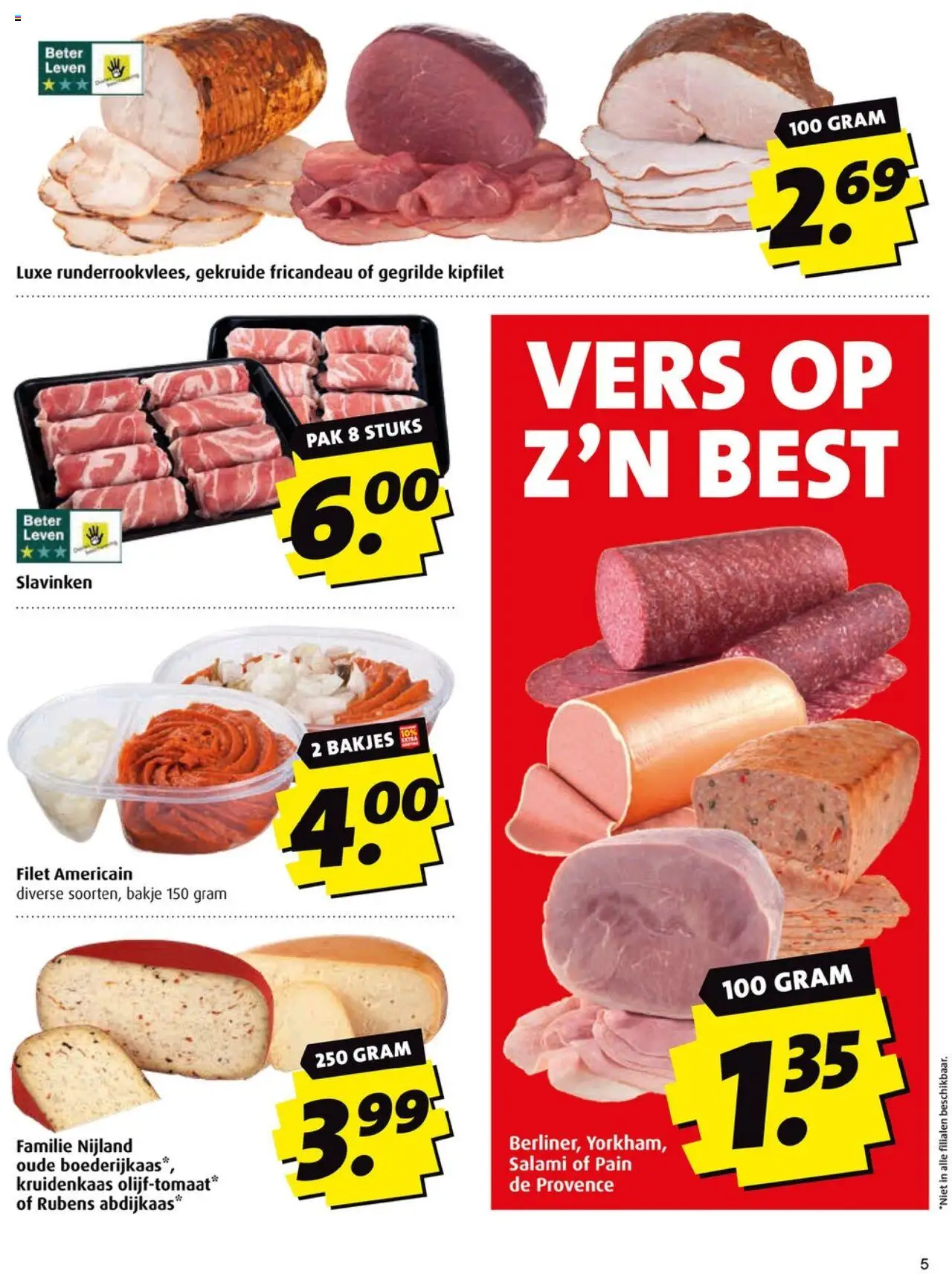 {H1} | Pagina: 5 | Producten: Salami