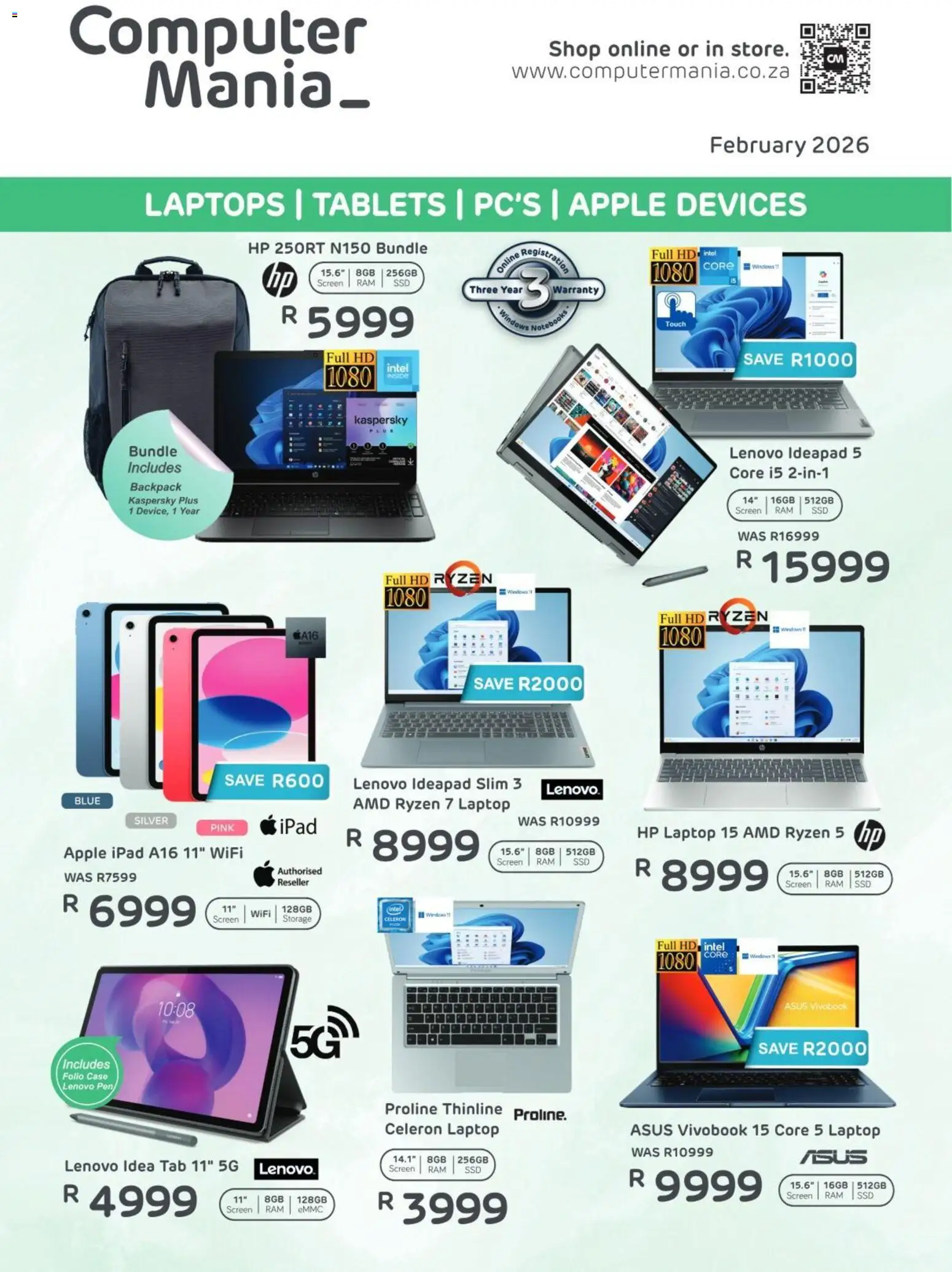 New Computer Mania catalogue – valid from 01.02.2026 | Page: 1