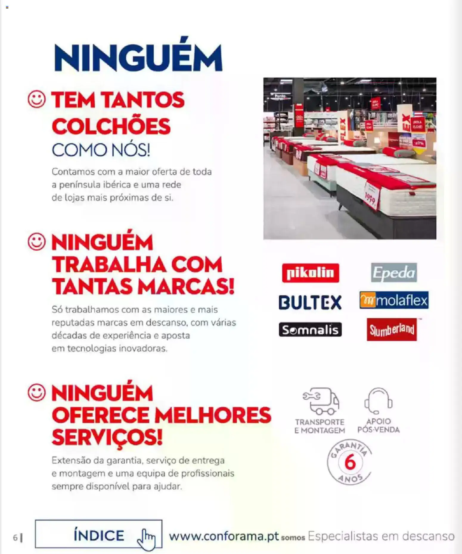 Conforama Camitis │ válido de 05.02.2026 | Página: 6 | Produtos: Colchões