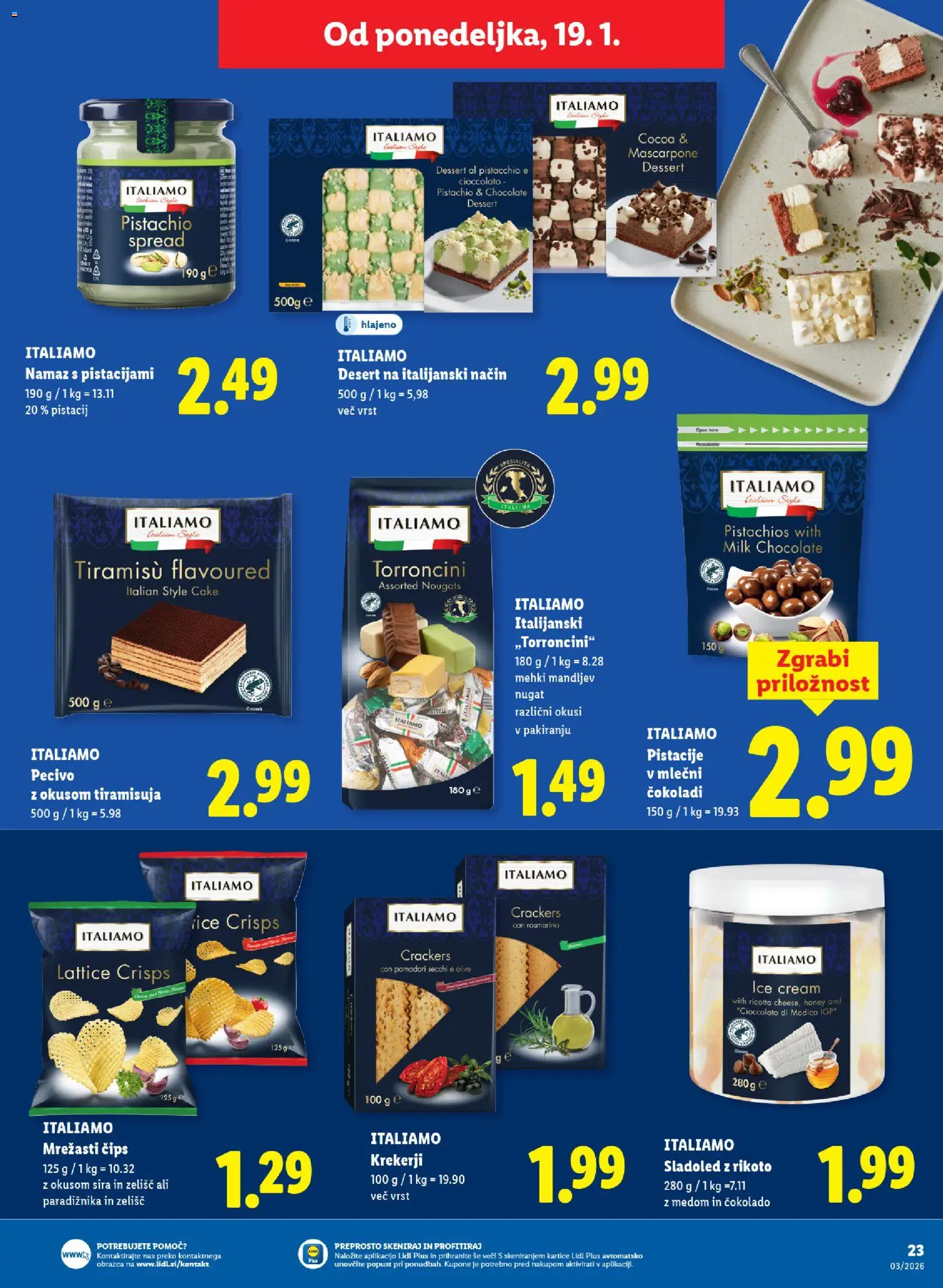 Novi Lidl katalog ponudbe – veljaven od 15.01.2026 | Stran: 33 | Izdelki: Pistacije, Namaz, Olive, Cips